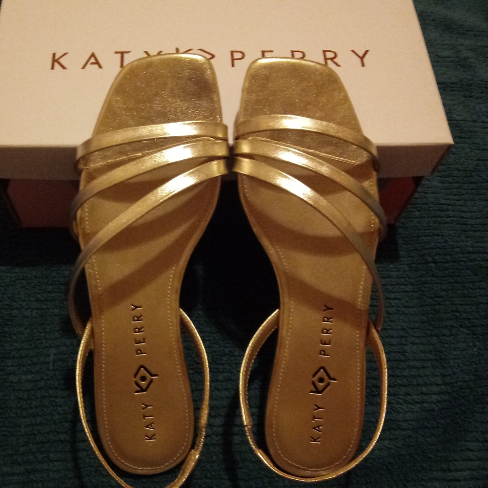 "New" Katy Perry Bondie-Metallic Sandals